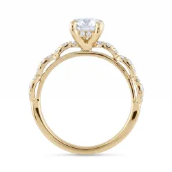 Bague Diamant Carlotta – Or 18K et Diamants Naturels | Celinni