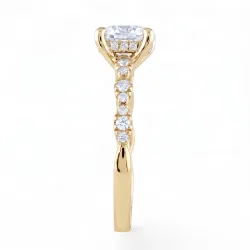Bague Diamant Carlotta – Or 18K et Diamants Naturels | Celinni