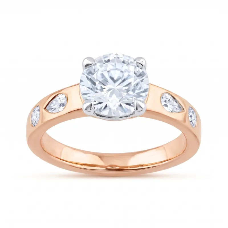 Bague Carole en or 18K et diamants naturels 2 carats