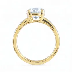 Bague Carole en or 18K et diamants naturels 2 carats
