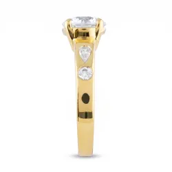 Bague Carole en or 18K et diamants naturels 2 carats