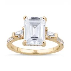 Bague Caroline en or 18K et diamants naturels 3 carats