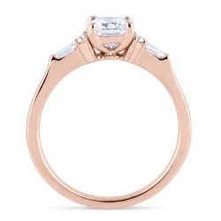Bague Cassandre en or 18K et diamant naturel taille coussin