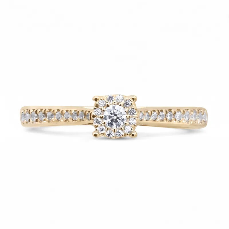 Bague Diamant Célia – Or 18K et Diamants Naturels | Celinni