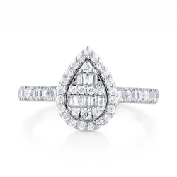 Dora Pear Ring – 18K Gold and Natural Diamonds l Celinni