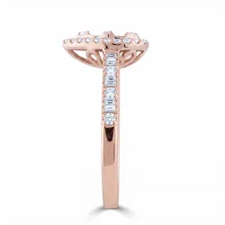 Bague Dora Poire &ndash; Or 18K et Diamants Naturels l Celinni