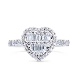 Anillo Dora Corazón – Oro de 18K y Diamantes Naturales