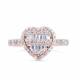 Bague Dora C&oelig;ur &ndash; Or 18K et Diamants Naturels l Celinni