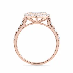 Bague Dora C&oelig;ur &ndash; Or 18K et Diamants Naturels l Celinni