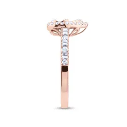 Dora Heart Ring – 18K Gold and Natural Diamonds l Celinni