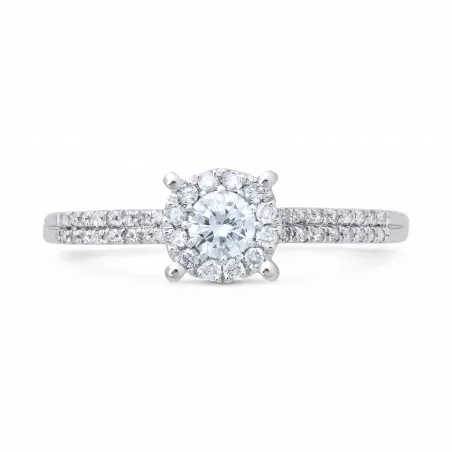 Natural Diamond Tiphaine Ring in 18K Gold