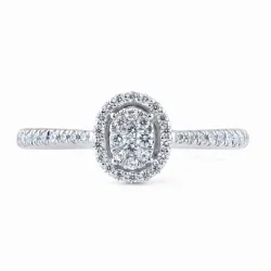 Bague Clara Ovale – Or 18K et Diamants Naturels l Celinni