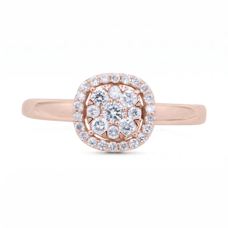 Bague Clara Coussin – Or 18K et Diamants Naturels l Celinni