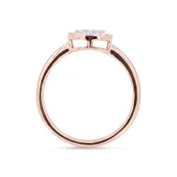 Clara Cushion Ring &ndash; 18K Gold and Natural Diamonds l Celinni