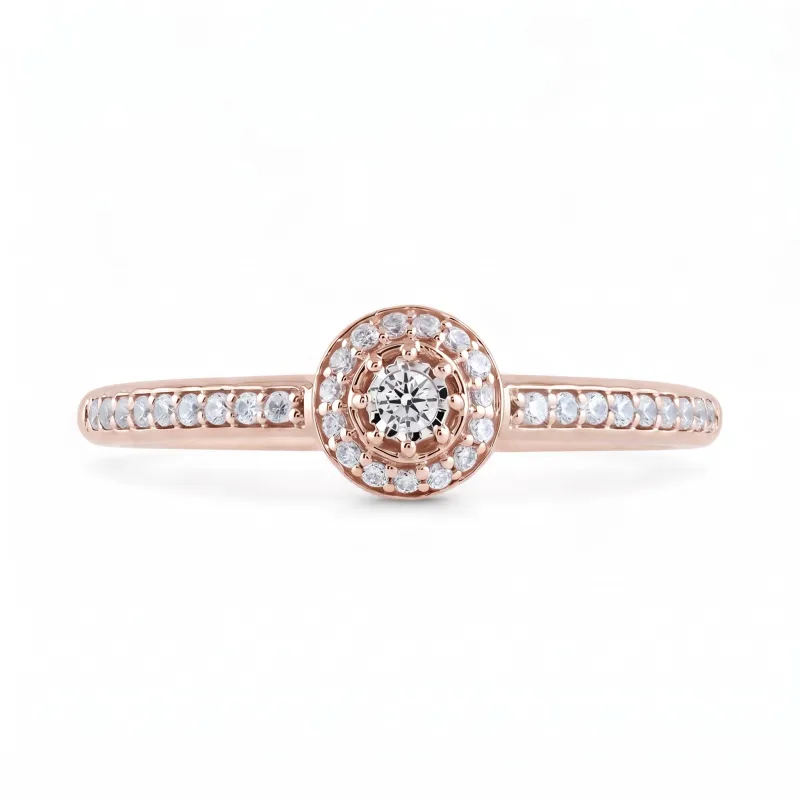 Evelyne Ring – 18K Gold and Natural Diamonds | Celinni