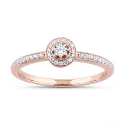 Evelyne Ring – 18K Gold and Natural Diamonds | Celinni
