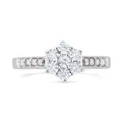 Anillo Francisca – Oro de 18K y Diamantes Naturales Celinni