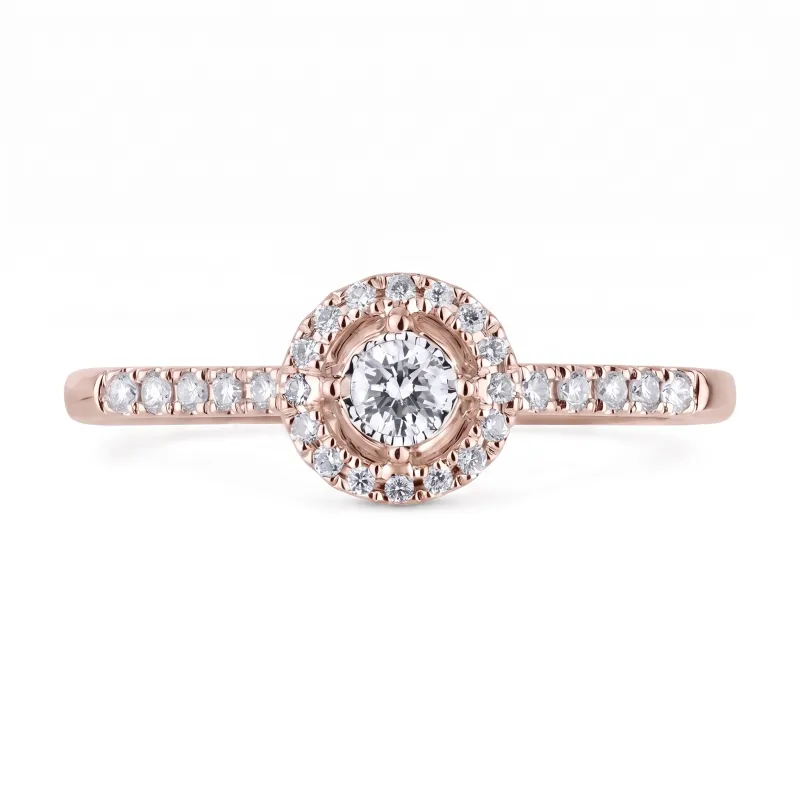 Faustine Natural Diamond Ring in 18K Gold l Celinni