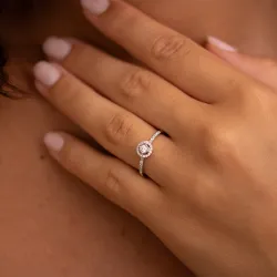خاتم Faustine – ذهب عيار 18 قيراط وألماس طبيعي l Celinni