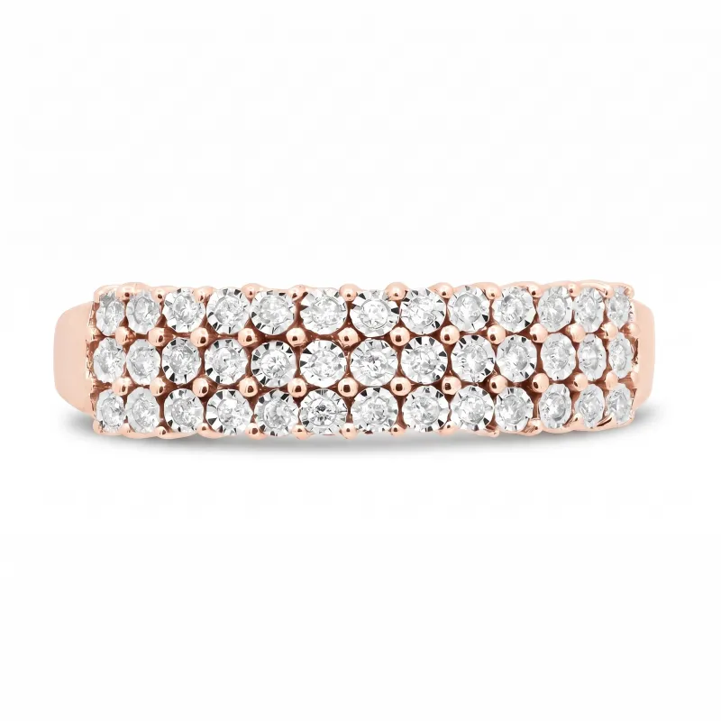 Elisa Ring &ndash; 18K Gold and Natural Diamonds l Celinni