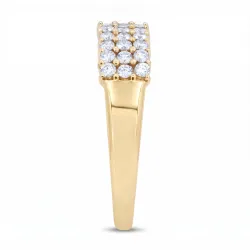 Elisa Ring – 18K Gold and Natural Diamonds l Celinni