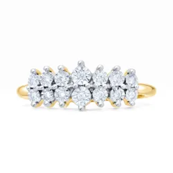 Elsa Ring &ndash; 18K Gold and Natural Diamonds l Rings Celinni