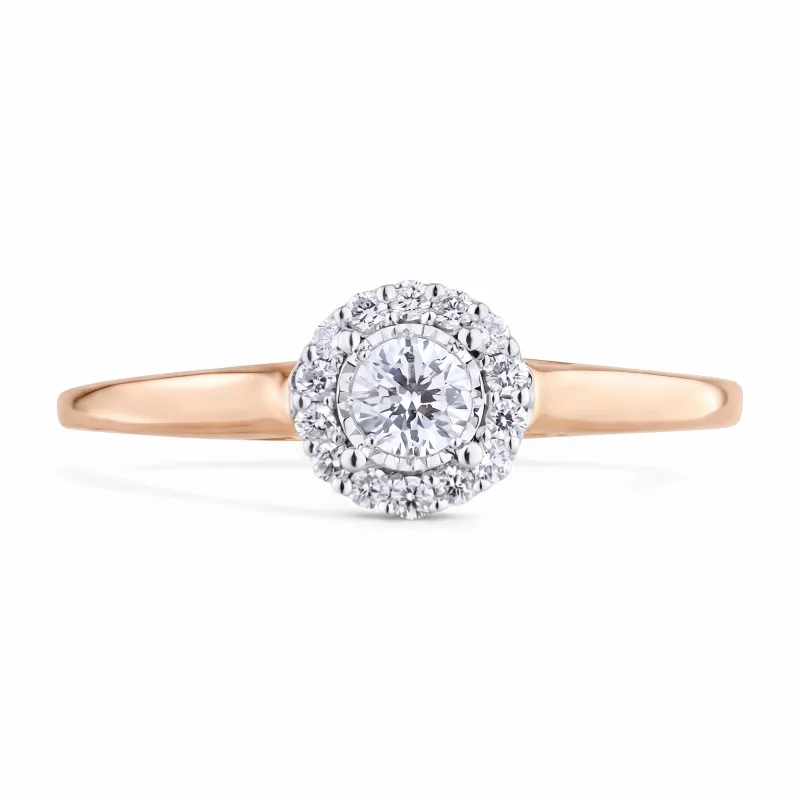 Bague Éléna – Or 18K Bicolore et Diamants Naturels l Celinni