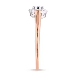 Bague Éléna – Or 18K Bicolore et Diamants Naturels l Celinni