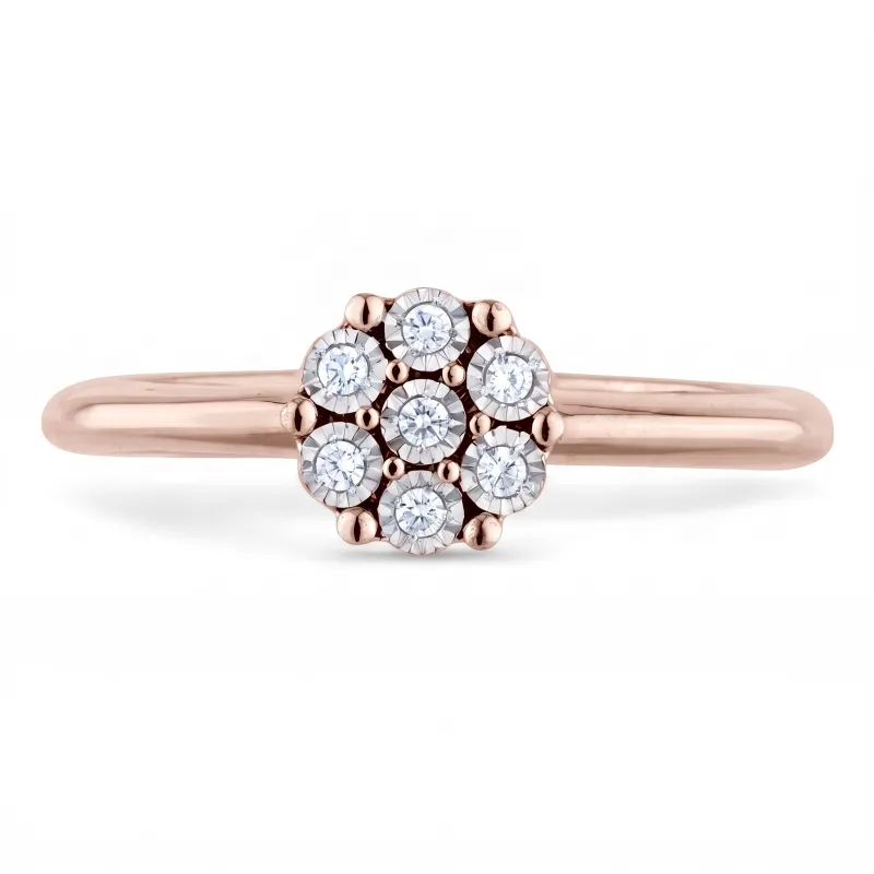Emilie Ring – 18K Gold & Natural Diamonds l Celinni