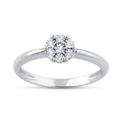 Emilie Ring – 18K Gold & Natural Diamonds l Celinni