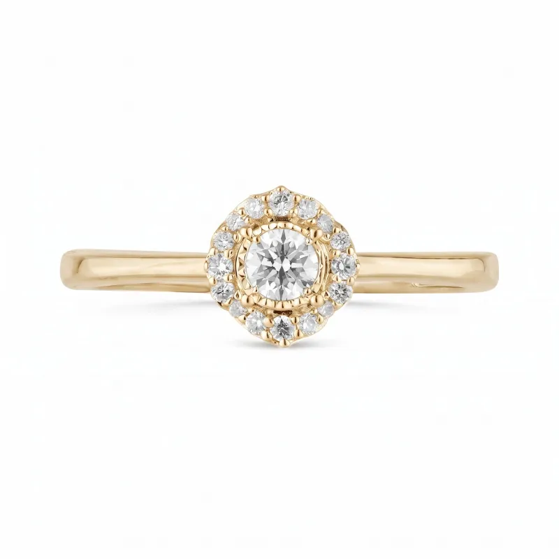 Lucy Ring – 18K Gold & Natural Diamonds l Rings Celinni