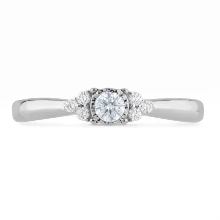 Fiona Natural Diamond Ring in 18K Gold