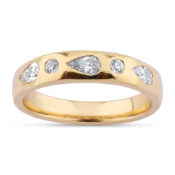 Bague Flavie – Or 18K et Diamants Naturels l Celinni