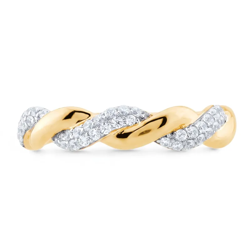 Ring Florence – 18K Gold und Natürliche Diamanten l Celinni