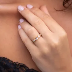 Georgia Ring – 18K Gold & Natural Diamonds l Celinni