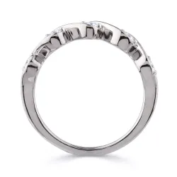 Anillo Georgia &ndash; Oro de 18K y Diamantes Naturales l Celinni