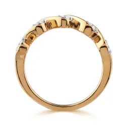 Bague Georgia &ndash; Or 18K et Diamants Naturels l Celinni