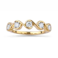 Bague Georgia &ndash; Or 18K et Diamants Naturels l Celinni