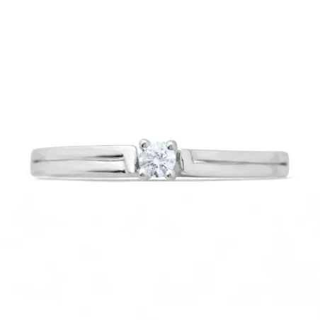 Gwenaelle Natural Diamond Ring in 18K Gold