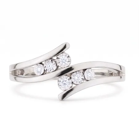 Bague Diamants Naturels Inès Or 18K
