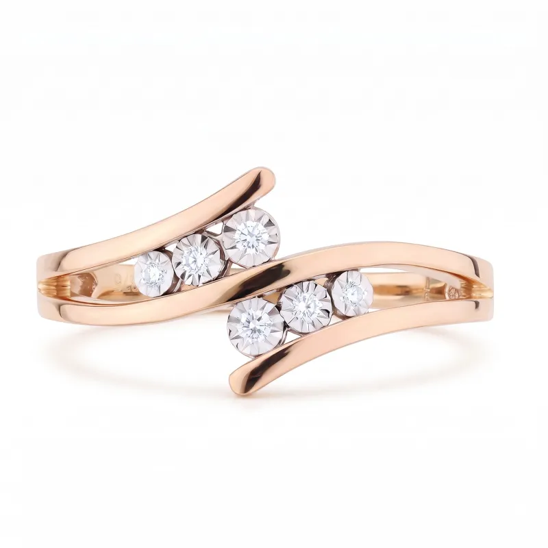 Ines Ring – 18K Gold and Natural Diamonds l Celinni