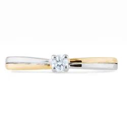 Grace Diamond Ring – 18K Two-Tone Gold and Natural Diamonds | Celinni