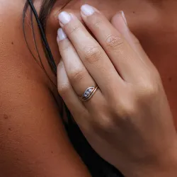 Héloïse Diamond Ring – 18K Two-Tone Gold and Natural Diamonds | Celinni