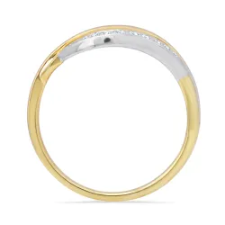 Héloïse Diamond Ring – 18K Two-Tone Gold and Natural Diamonds | Celinni