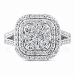 Dalila Ring in 18K Gold and Natural Diamonds | Celinni