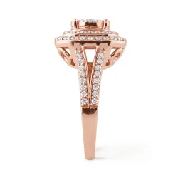 Dalila Ring in 18K Gold and Natural Diamonds | Celinni