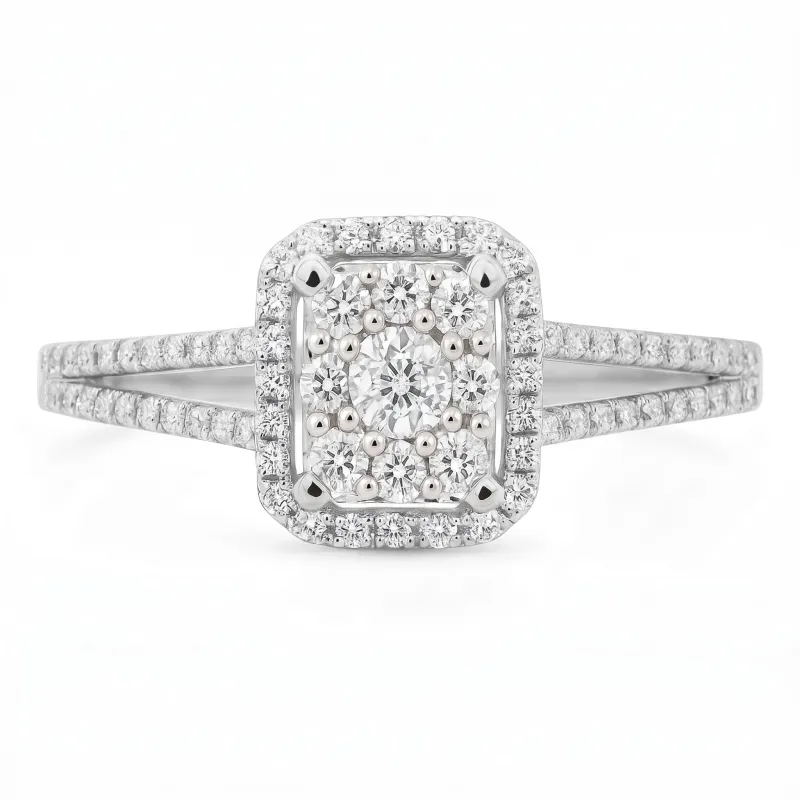 Anillo Dana de Oro de 18K con Diamantes Naturales