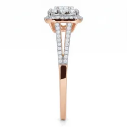 Dana Ring aus Gold mit Pavé aus natürlichen Diamanten