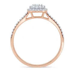 Bague Dana en or 18K et diamants naturels pav&eacute;s | Celinni