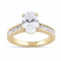 Carmen Diamond Ring &ndash; 18K Gold and Natural Diamonds | Celinni